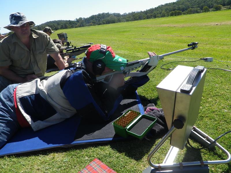 Pete working out his new .308