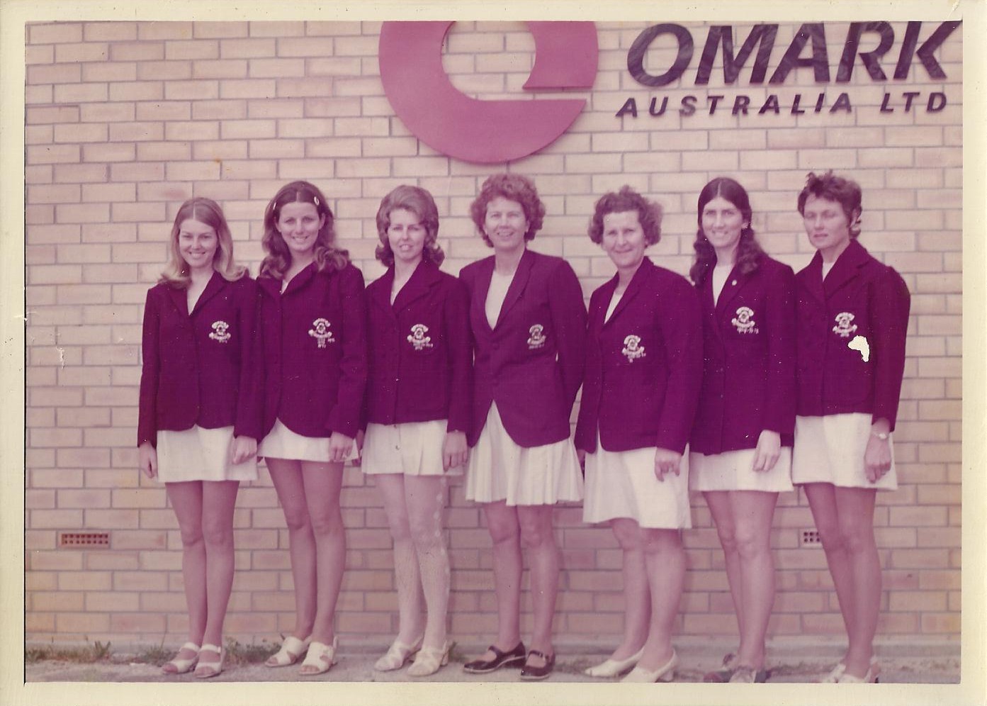 Qld Ladies Team. Diann Cope & Carol Richardson 1971